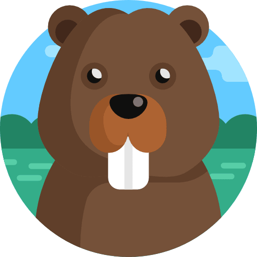 Beaver mammal beaver animal icon