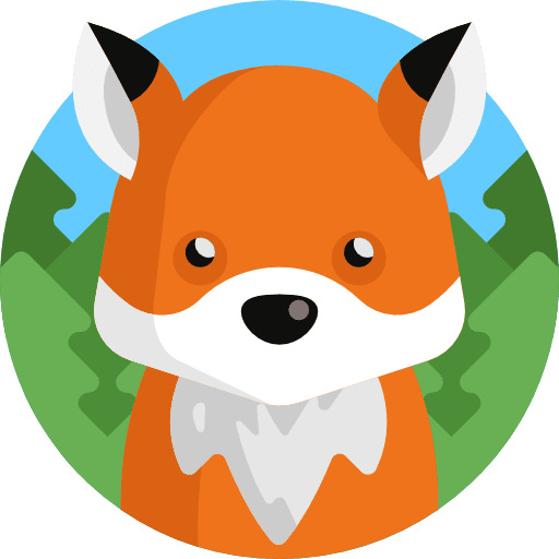 Fox wild animals wildlife icon