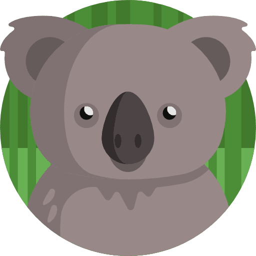 Koala animal kingdom zoo wildlife icon
