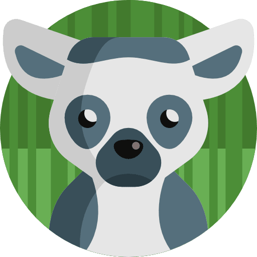Lemur zoo animal wild icon