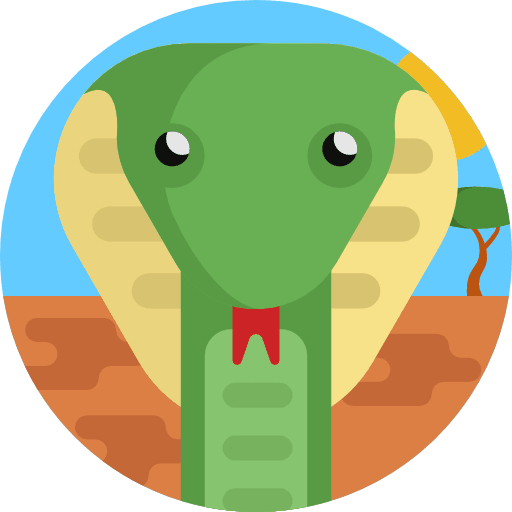 Snake aquatic snake animals icon