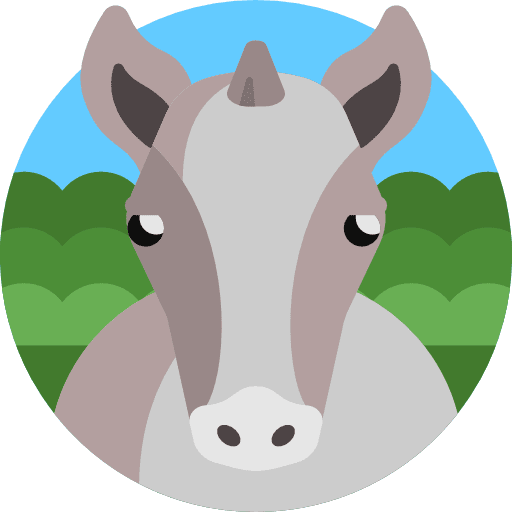 Donkey donkey wild life animals icon