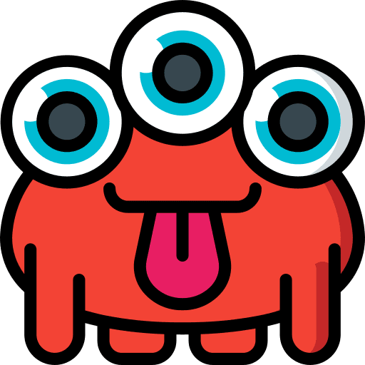 Monster monsters terror scary icon