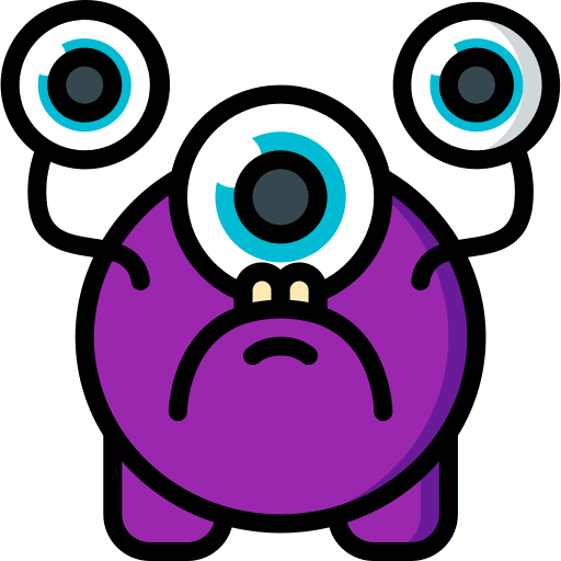 Monster horror scary monsters icon