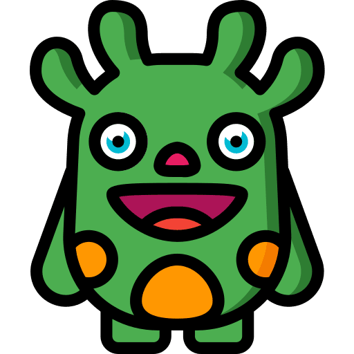 Monster monster horror scary icon