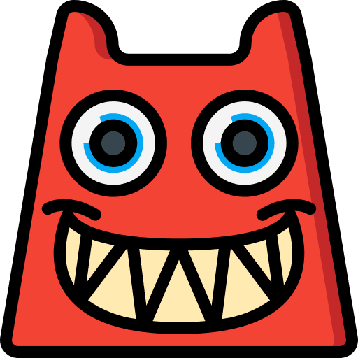 Monster monster scary spooky icon