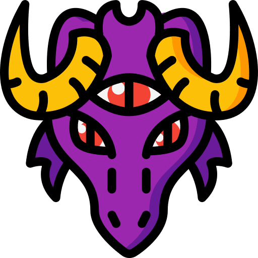 Monster scary monster halloween icon