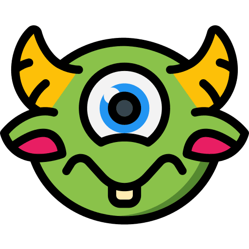 Cyclops horror cyclops halloween icon