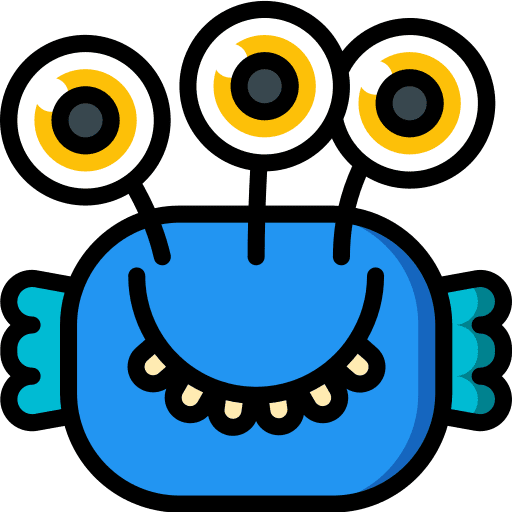 Monster eyes avatar horror icon