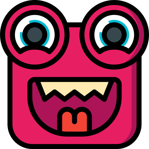 Monster avatar scary horror icon