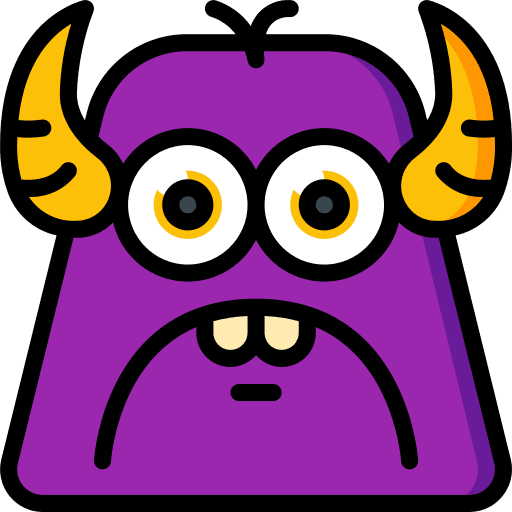 Monster monster horn spooky icon