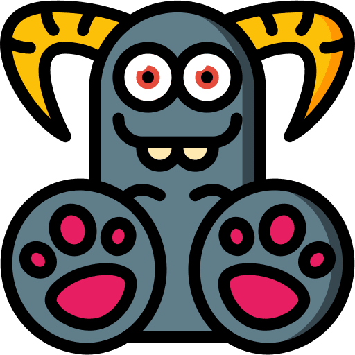 Monster scary avatar spooky icon