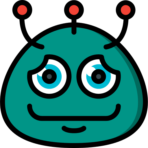 Monster halloween scary avatar icon