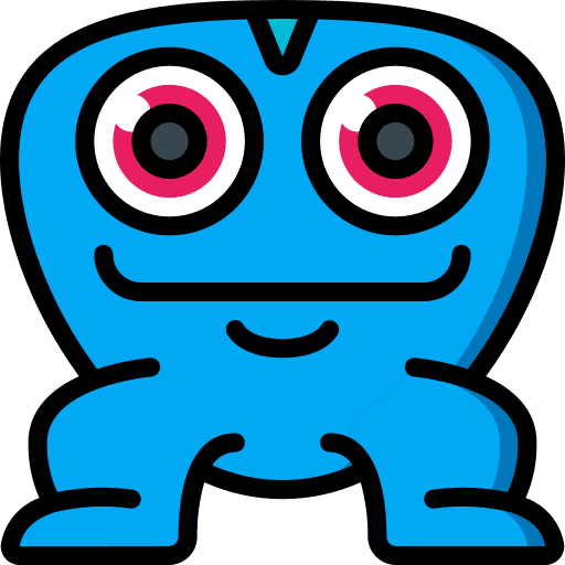 Monster terror horror monster icon