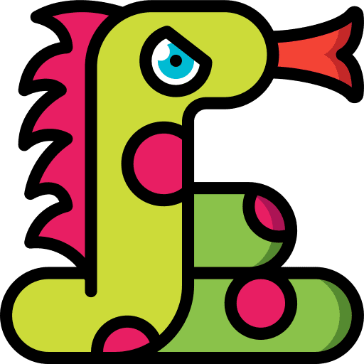 Snake terror halloween horror icon