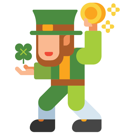 Leprechaun leprechaun sock fantasy ireland icon