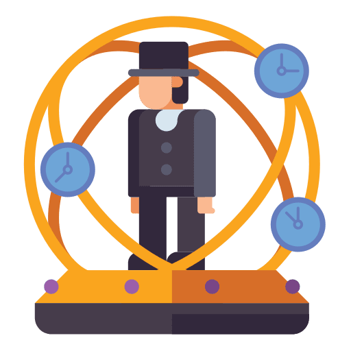 Time machine science fiction time travelling time machine icon