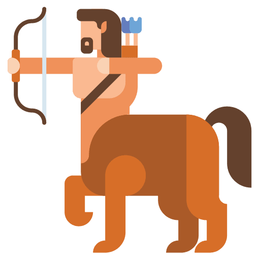 Centaur fairy tale halloween animals icon