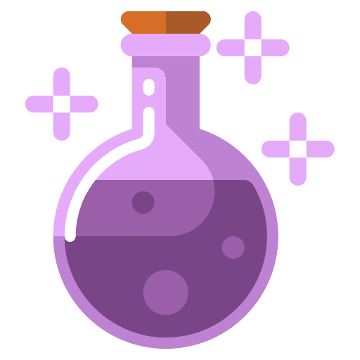 Potion witchcraft magic potion cauldron icon