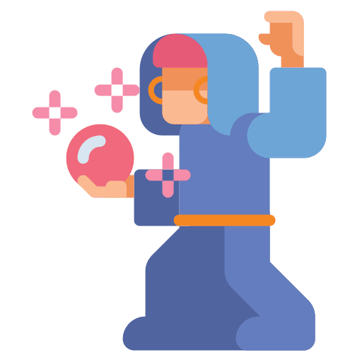 Wizard seer wizard ball icon