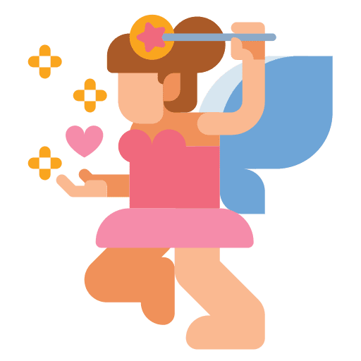 Fairy fairy folklore halloween icon