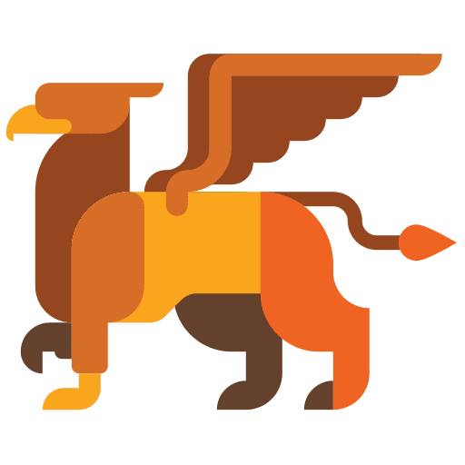 Griffin eagle griffin halloween icon