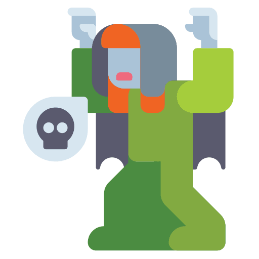 Monster costume monster fairy tale icon