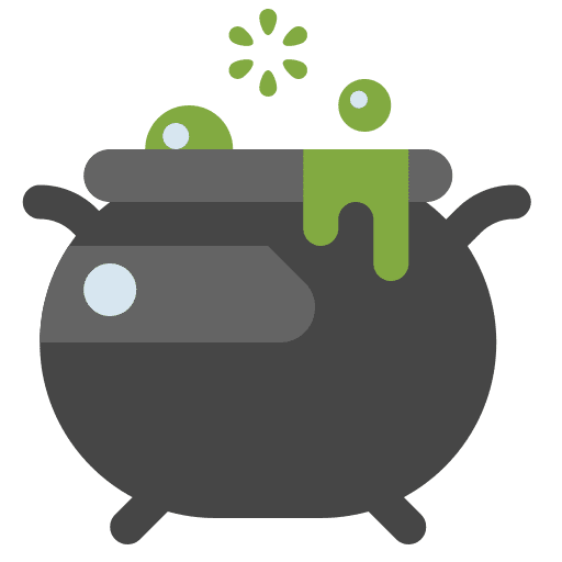 Pot terror halloween horror icon