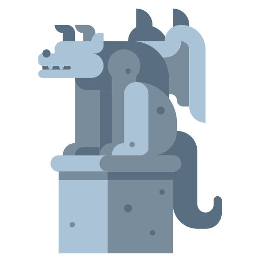 Statue statue terror avatar icon