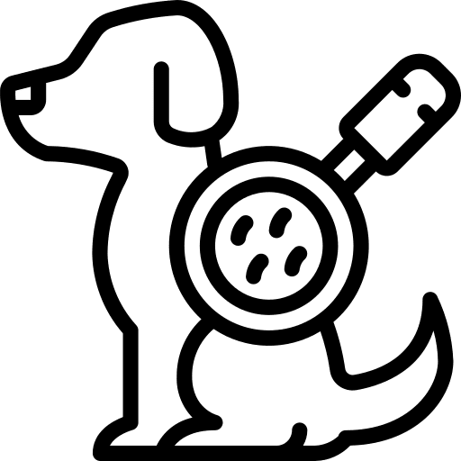 Dog dog dermatology animals icon