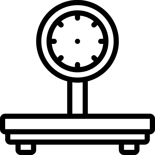 Scales animals scales weight icon