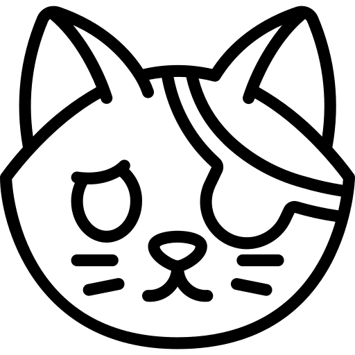 Cat health animals injury icon