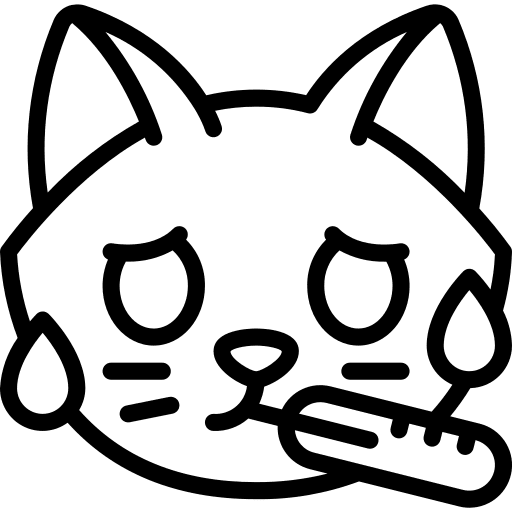 Cat vet pets animals icon