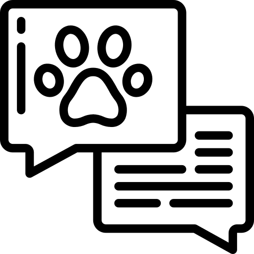 Chat advice vet animals icon