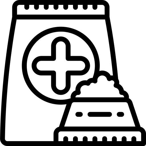 Food vet meal medication icon
