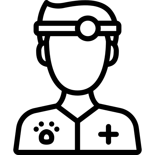Vet vet animal care icon