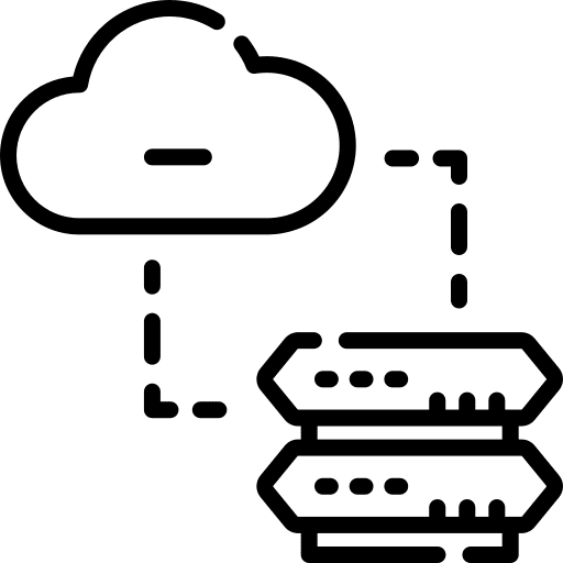 Backup ui server storage cloud storage icon Backup ui server storage cloud storage icon
