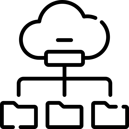 Cloud computing computing technology folder icon Cloud computing computing technology folder icon