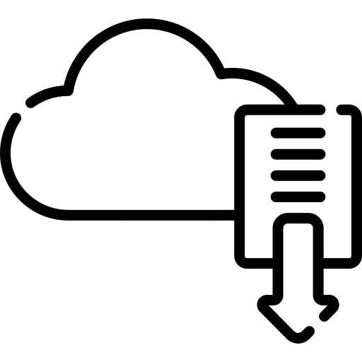 Download document down arrow cloud icon Download document down arrow cloud icon