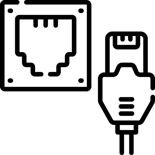 Ethernet electronics ethernet internet icon Ethernet electronics ethernet internet icon