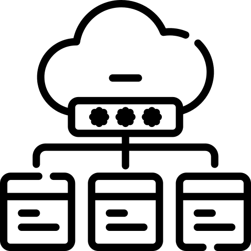 Password cloud computing web icon Password cloud computing web icon