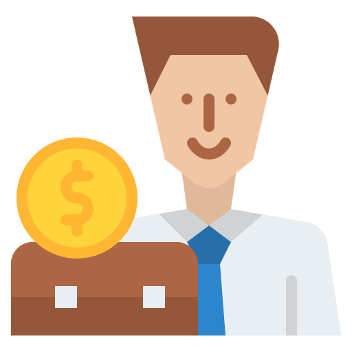 Broker money professions and jobs dollar icon Broker money professions and jobs dollar icon