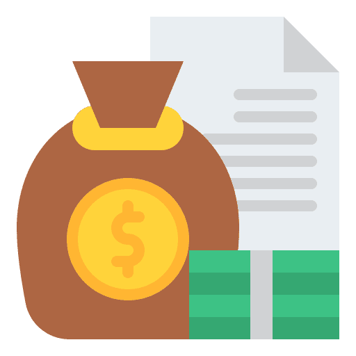 Financial banking business and finance business icon Financial banking business and finance business icon