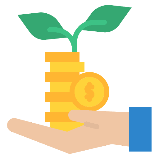 Investment investment money growth payment icon Investment investment money growth payment icon
