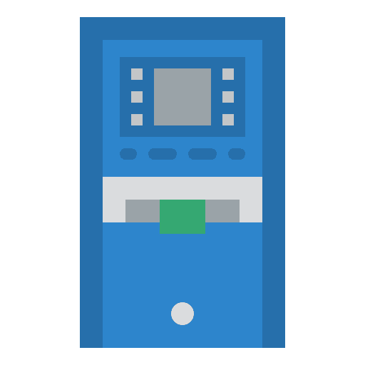 Atm machine banking money bank icon Atm machine banking money bank icon