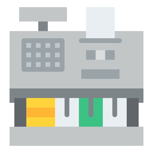 Cashier machine cashier machine business commercial icon Cashier machine cashier machine business commercial icon