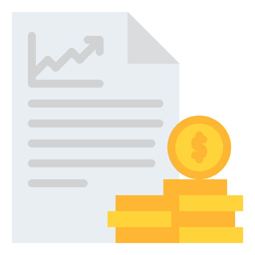 Financial financial money tax icon Financial financial money tax icon