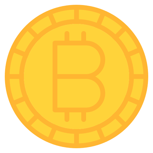 Bitcoin bank money cash icon Bitcoin bank money cash icon