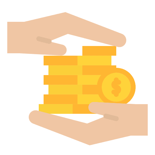 Investment business and finance dollar bank icon Investment business and finance dollar bank icon