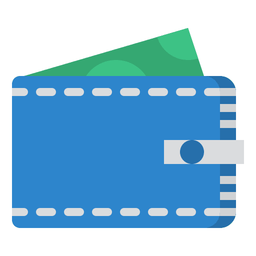 Wallet banking bank money icon Wallet banking bank money icon